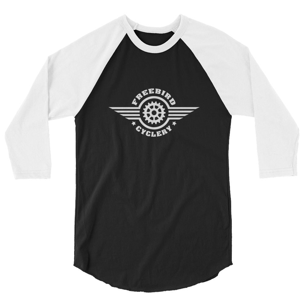 Freebird 3/4 sleeve raglan shirt